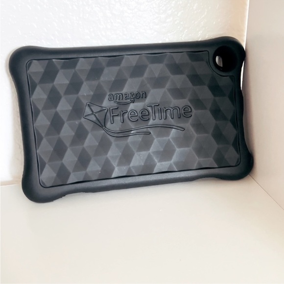 KINDLE FIRE Tablet Cover Amazon FreeTime Black Protective Foam Case • NEW - Picture 1 of 8
